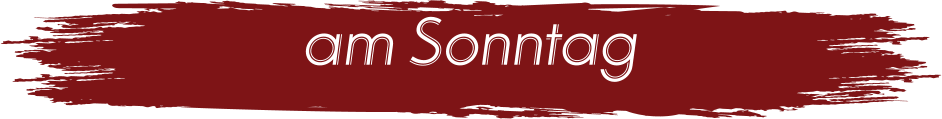 am Sonntag